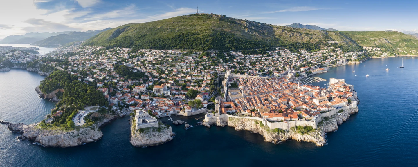 Dubrovnik coastline, original photograph