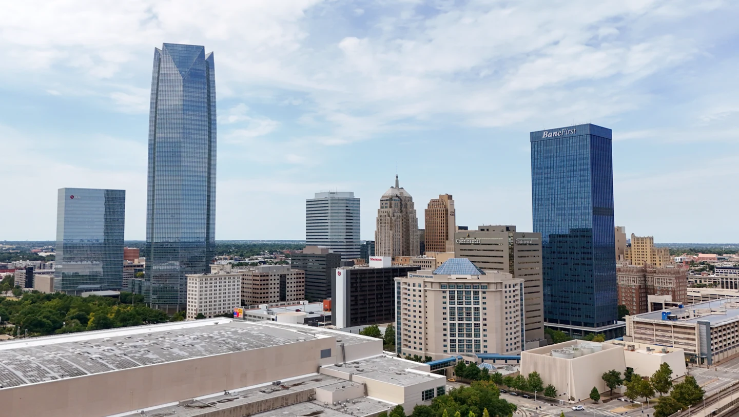 Oklahoma City skyline, original photograph