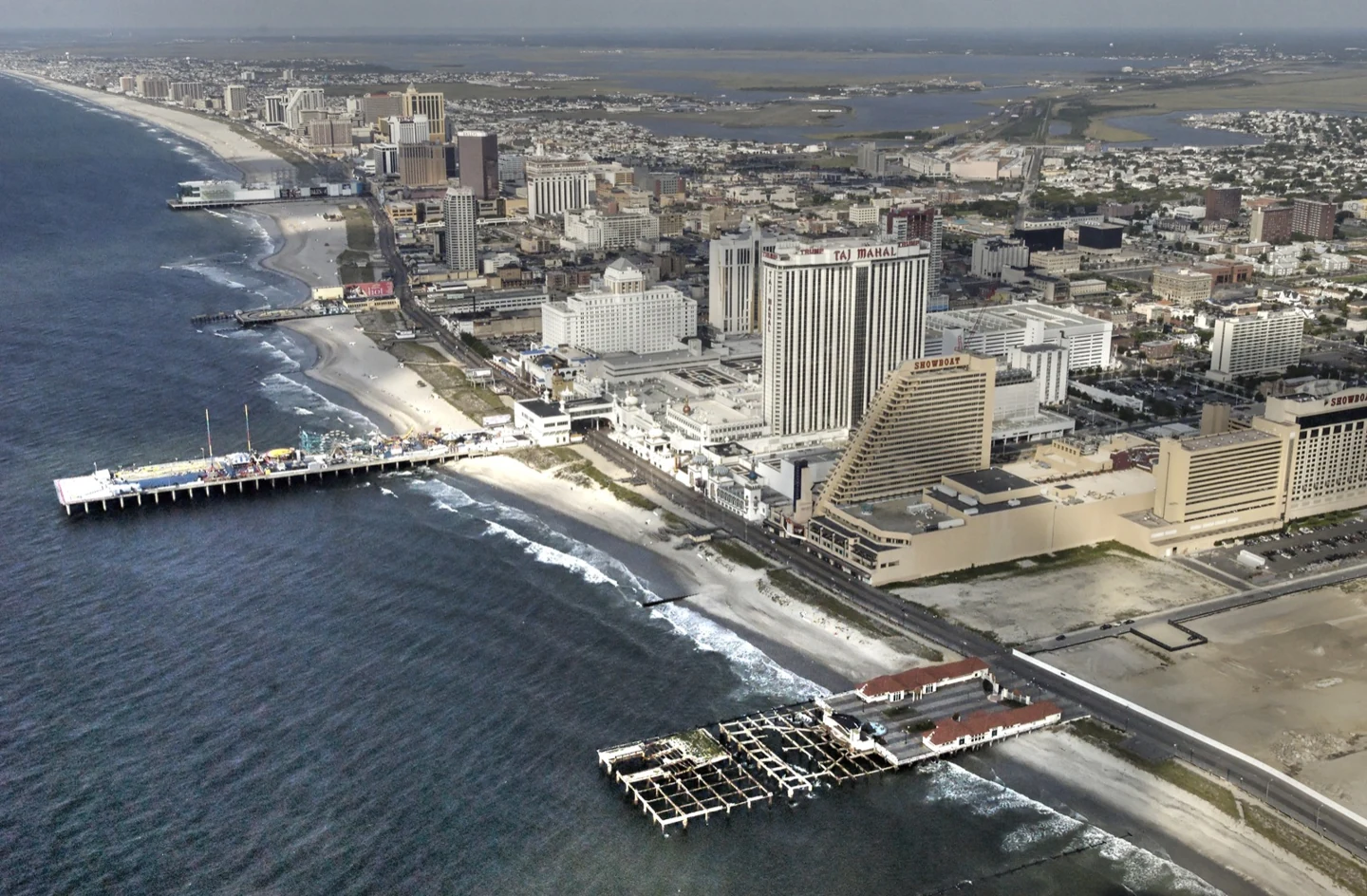 Atlantic City shoreline, original photograph