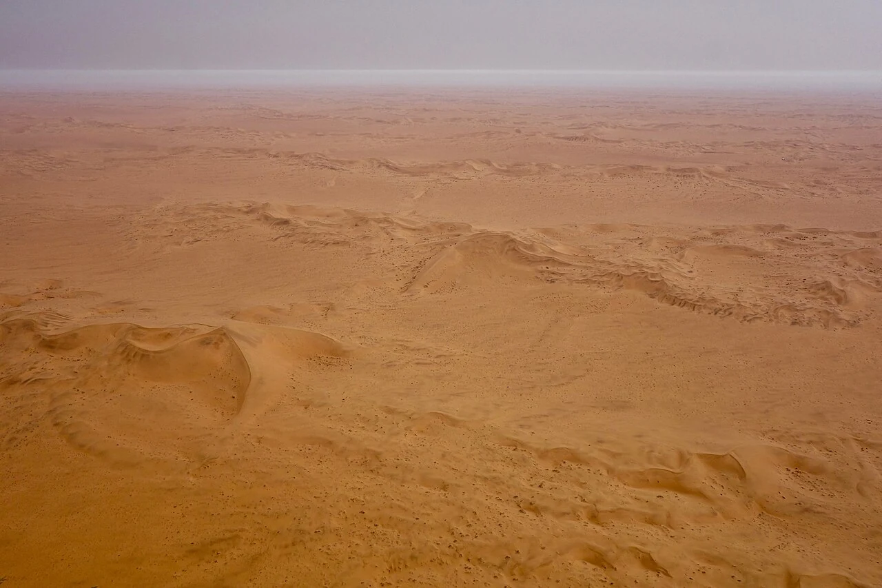 Namib dune formations, original photograph